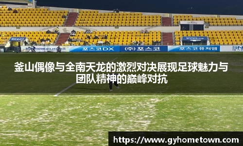釜山偶像与全南天龙的激烈对决展现足球魅力与团队精神的巅峰对抗